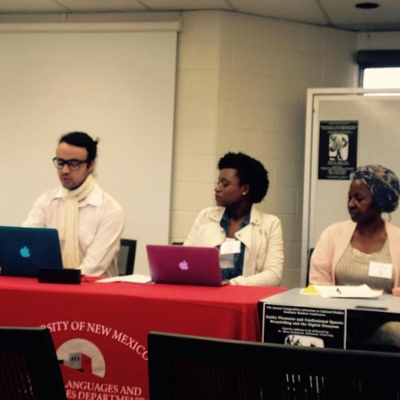 Participants sitting at a table